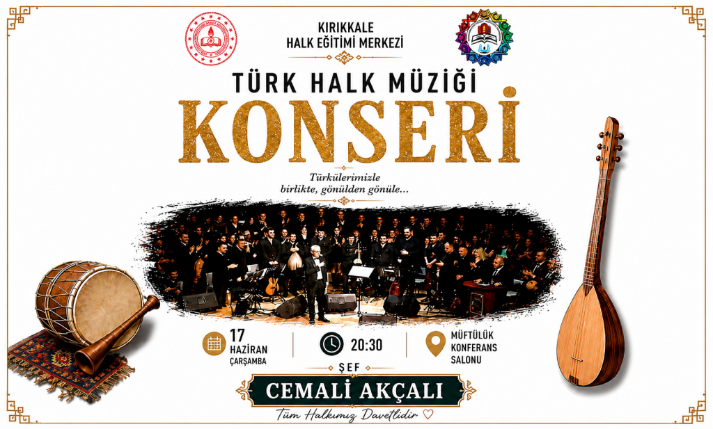 Türk Halk Müziği Severler Bu Konserde Buluşacak