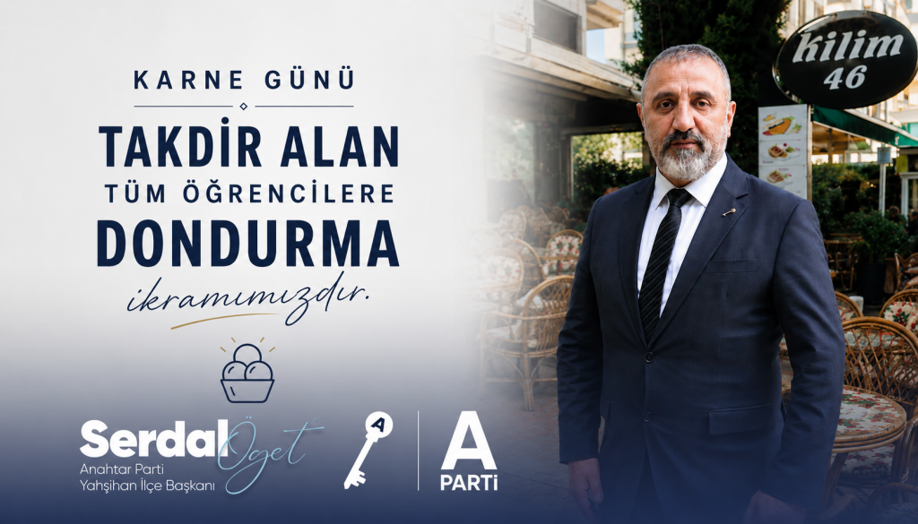 Yahşihan’da Karne Sevincine Dondurma İkramı